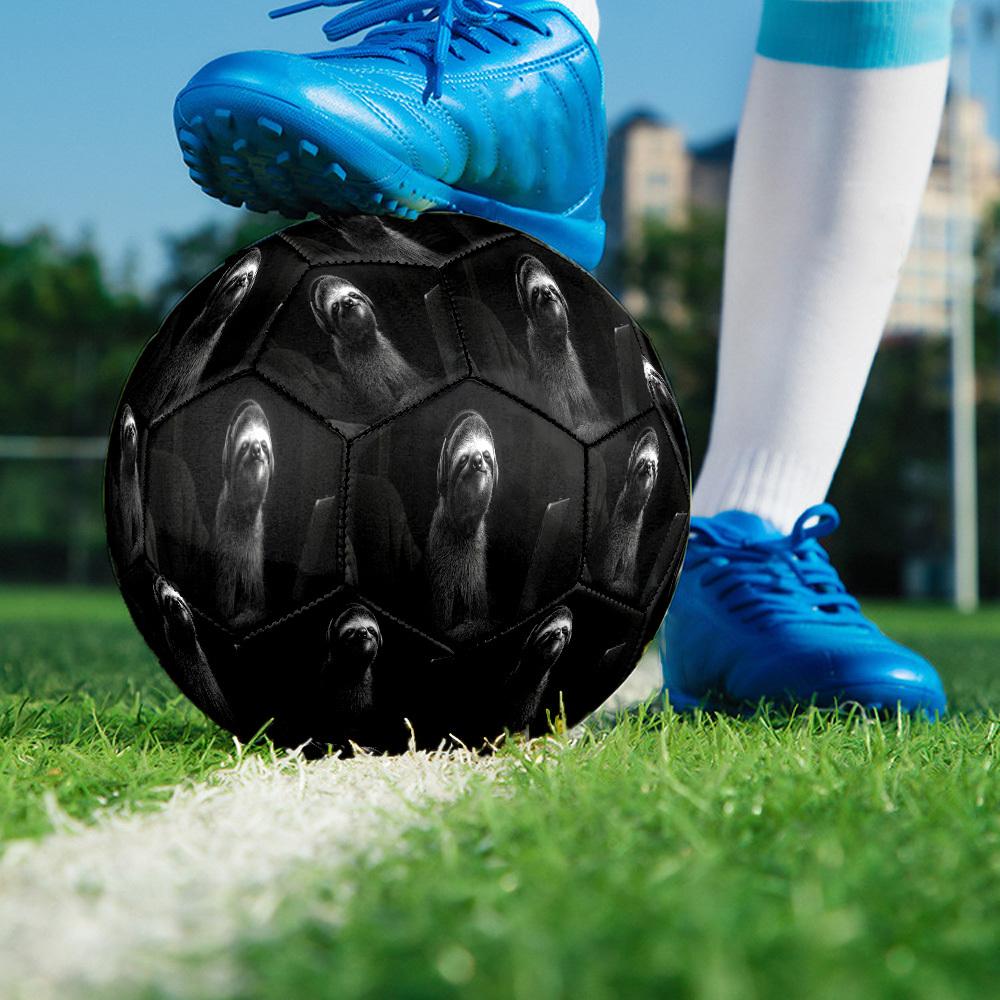 1pc Sloth Tech World Size 5 Soccer Ball Professional Match Training Football Indoor &Outdoor Sports Ball Lightweight Durable c6560