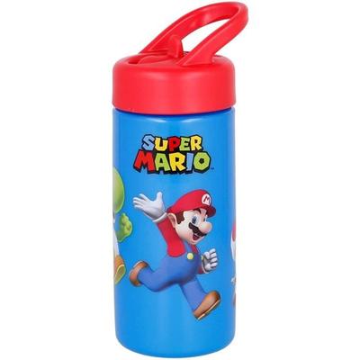 Бутылка для воды - STOR - Super Mario - Синяя - Пластик без BPA - Для детей