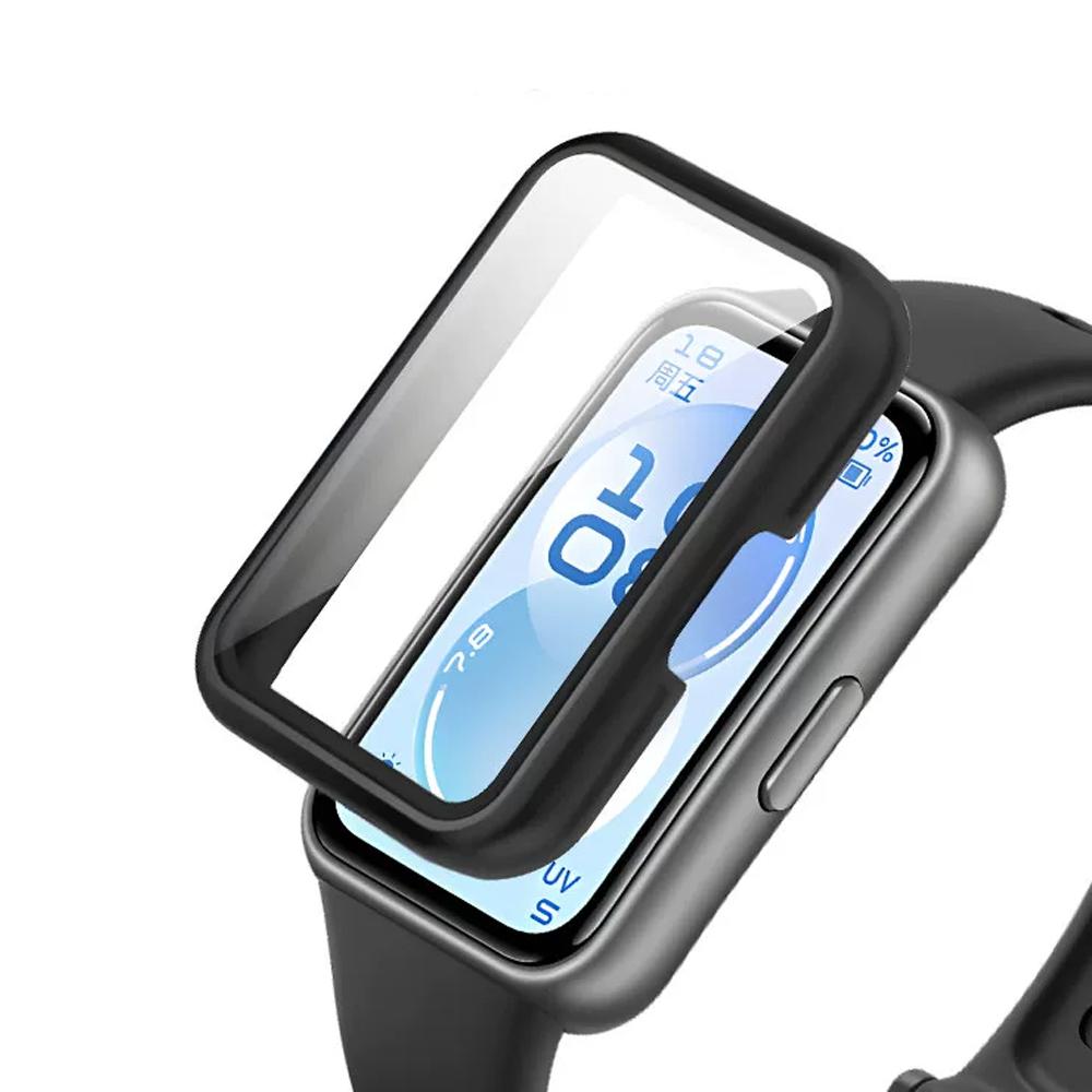 Для HUAWEI Band 11 Чехол 11 Pro Защитная пленка для экрана Полностью жесткий ПК-бампер Закаленное стекло Чехол для часов huawei band 11 Защитный