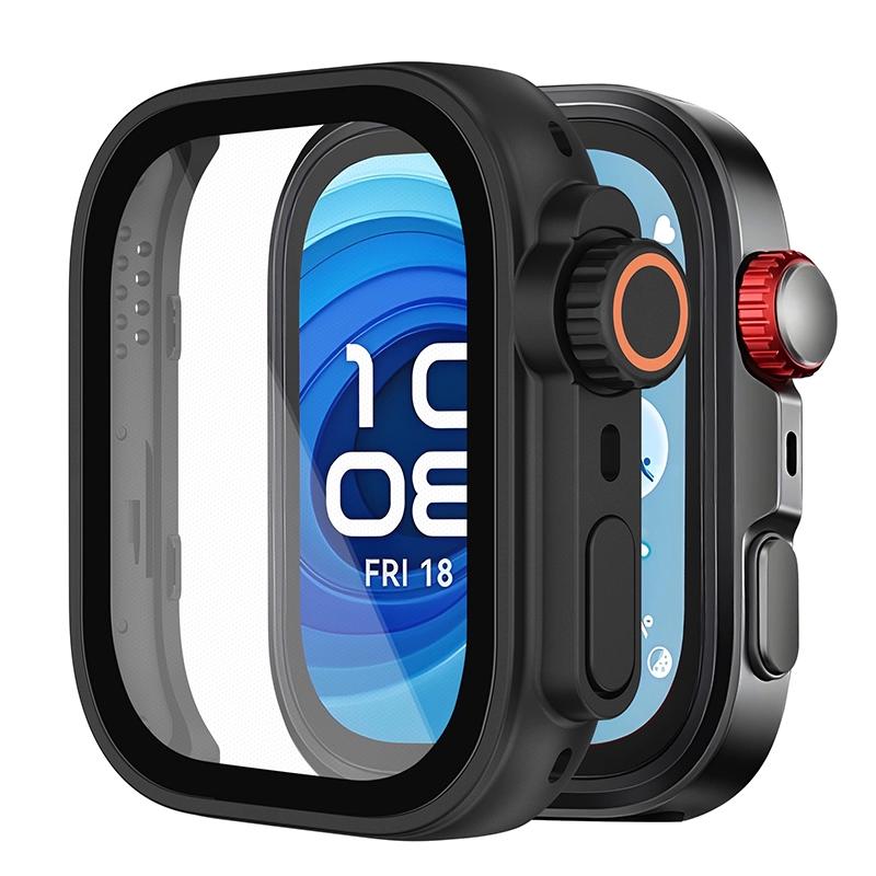 Чехол для Huawei watch Fit 4 Pro Защитная пленка для экрана Бампер Рамка Закаленное Стекло+ПК Изменить на Ультра Чехол для huawei watch fit 3 4