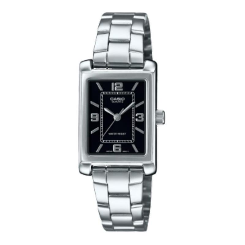 CASIO Women's Standard Series Black Watch LTP-1234DD-1A LTP-1234DD-1A