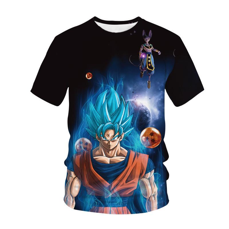Summer Animation Anime Men's and Women's Summer Casual Clothes Wukong Top 3D T-shirt