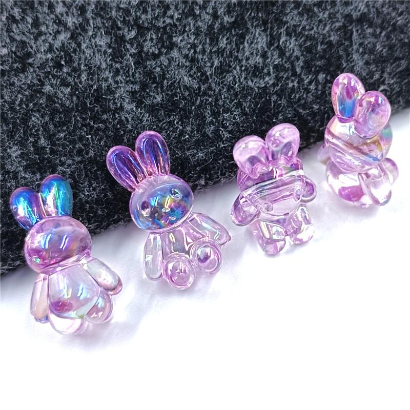 Ожерелье-браслет «сделай сам» для 10 шт. изготовления ювелирных изделий AB свободные бусины оптом кулон бусины «кролик-медведь»