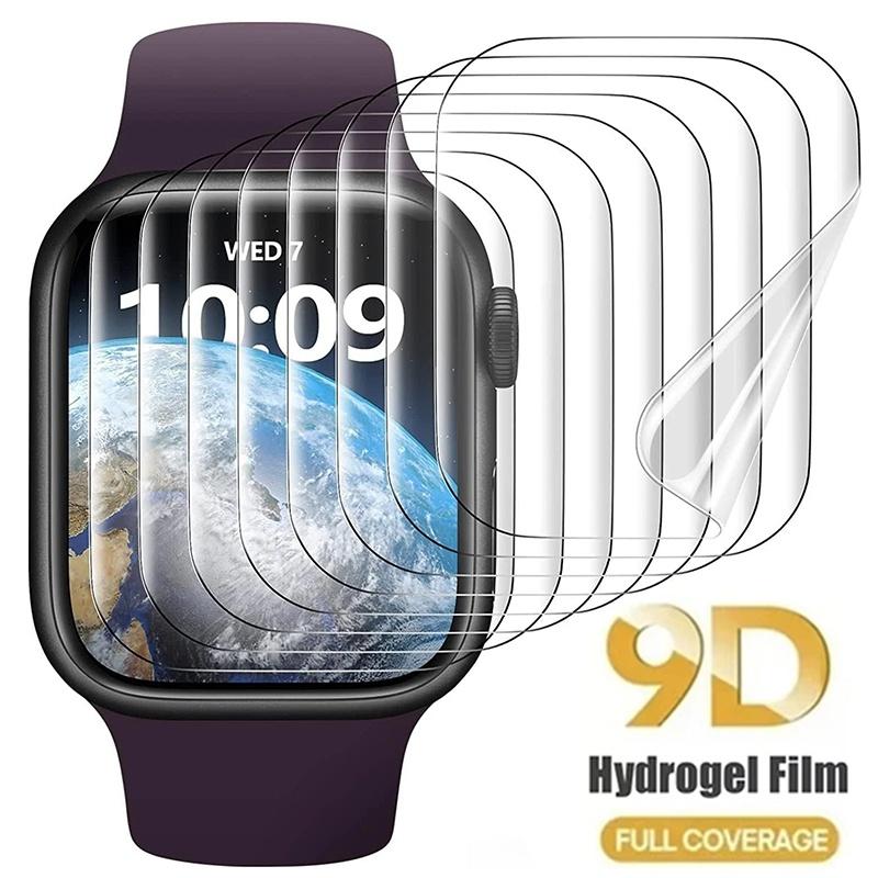 Гидрогелевая пленка Защитное стекло для Apple Watch Ultra 3 2 1 49мм 40мм 44мм 42мм 38мм 41мм 45мм Для iWatch Серии 9 8 7 6 5 4 SE