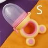 Baby Feeder Silicone Fresh Food Nibbler Kids Boy Girl Bear Ear Fruit Feeding Cute Infant Baby Supplies Nipple Soother Bottles