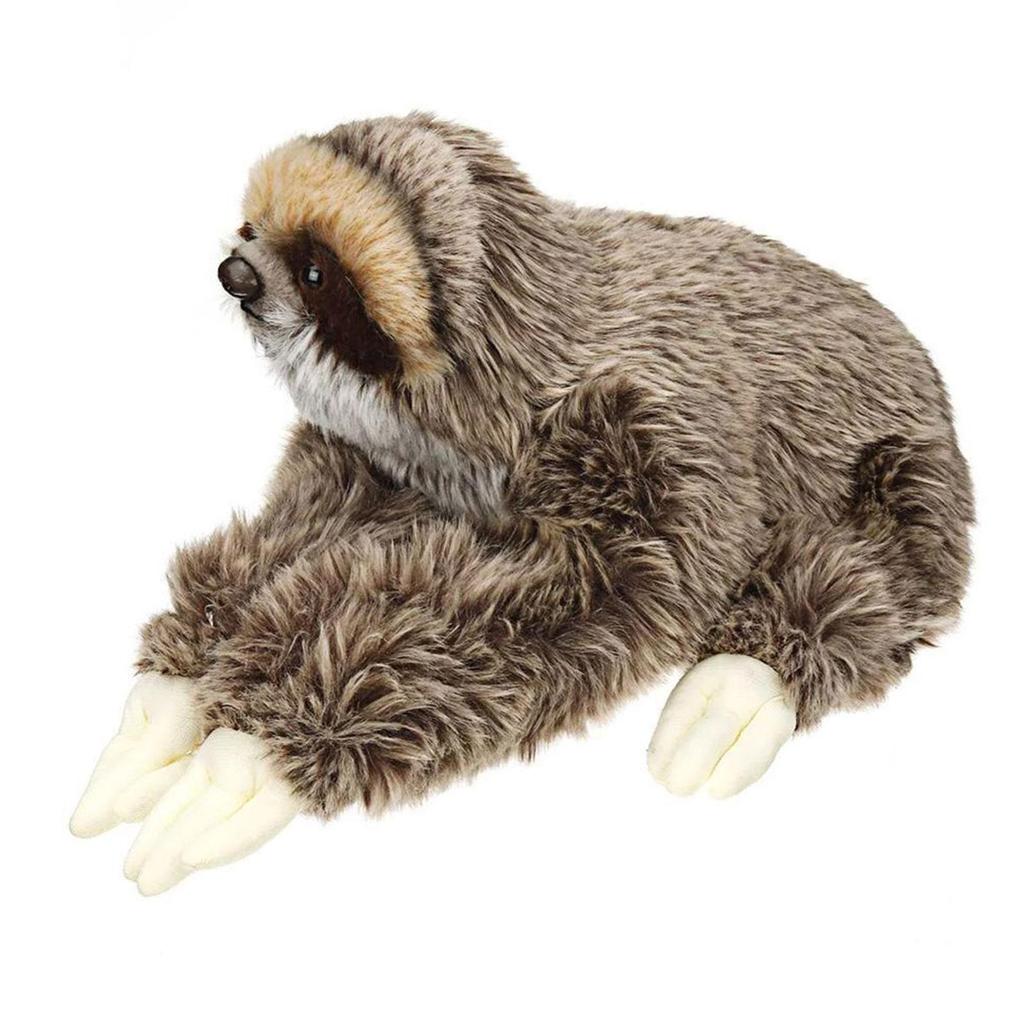 Super soft short plush sloth doll for kids and girls.
