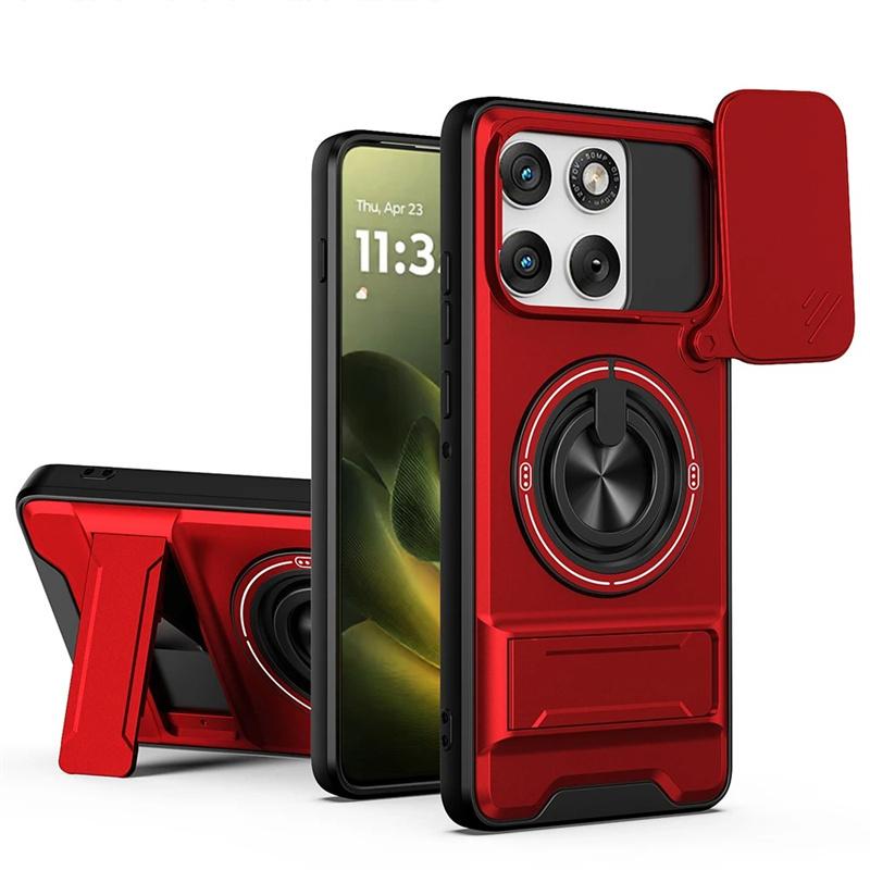 Для Moto Edge 70 X70 Air Чехол Защита Камеры Вертикальная Подставка 360° Кольцо Магнитный Чехол Всесторонний Ударопрочный Чехол Для Телефона Moto X70 Air