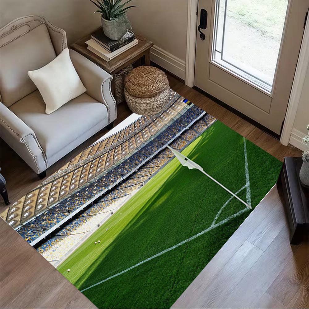 Football Match Action Floor Mat Design for Decorate room Dining Room Entryway Hallway Anti-slip Rug Office home decor Wedding Party Gift