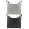 Stylish Large Felt Log Storage Bag Convenient and Practical Log Basket X3UC