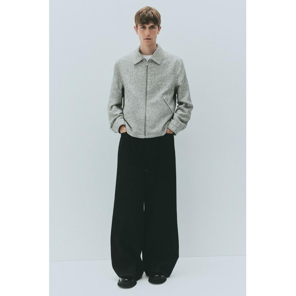 Куртка-рубашка HM Regular Fit Grey Melange