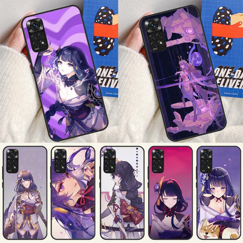 Чехол для игры Baal Genshin Impact для Xiaomi Redmi Note 14 13 Pro 12 11 9 10 9S 10S 11S 12S Redmi 14C 13C 10C 12C