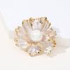 Luxury Pearl And Rhinestone Brooch For Women Versatile - Delicate Silk Scarf Clip Brooch Pin