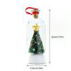 Recordable Christmas Tree Message in A Bottle W/ Playback Cork Christmas Tree Voice Message Bottle Ornament for Home Xmas Gift