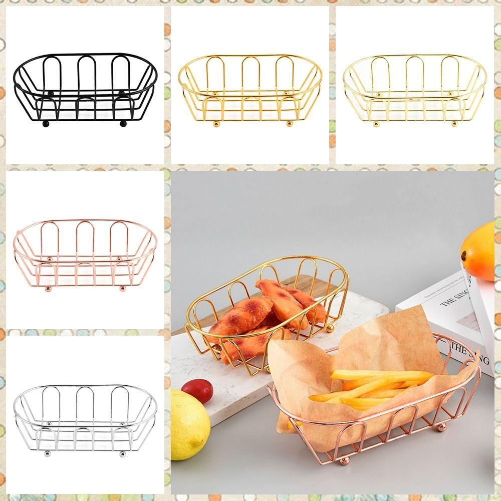 Mini French Fries Basket Carbon Steel Food Frying Basket  for Kitchen