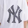 MLB Футболки New York Yankees Унисекс Белые С Круглым Вырезом Умеренный Прямой Крой 3ATSM0233-50WHS