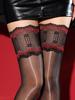 Модные лоскутные женские чулки с противоскользящим эффектом, сексуальные кружевные носки с масляным блеском, чулки выше колена, прозрачные соблазнительные женские чулки выше колена
