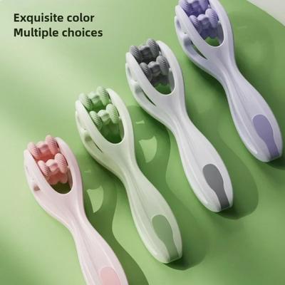 Массажер для пальцев, двухрядный роликовый дизайн, простой в использовании, снимает усталость пальцев, способствует циркуляции крови, портативный роликовый массажер для пальцев