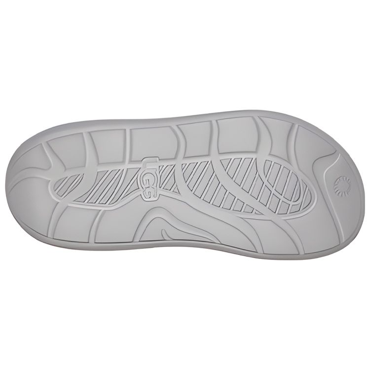 UGG Сандалии мужские Fluff You из водонепроницаемой пены, серые 1132150-CBB