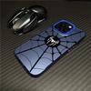 Black spider pattern phone case suitable for iPhone 17 16 15 14 13 12 11 Pro/Max/Plus anti drop and shockproof back cover