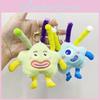 Adorable Plush Keychain Doll Cute Monster Figure With Soft Short Plush Material