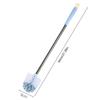 Щетка для чистки унитаза из нержавеющей стали с длинной ручкой, санитарная щетка для унитаза, скруббер для ванной комнаты для дома