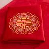 Festive Big Red Sofa Seat Cushion Universal In All Seasons Wedding Room Decoration Arrangement Cover Cloth Towel Wedding Non-Slip Cover