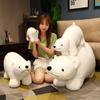 Cute Polar Bear Plush Dolls Simulation Bears Pillow High Quality Stuffed Animal Plush Toys Lovely Birthday Gift