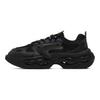 Fila Fusion Ткань Синтетическая кожа ТПУ Удобные Универсальные Нескользящие Низкие Кроссовки Папы Мужские кроссовки Черные T12M331105FBK
