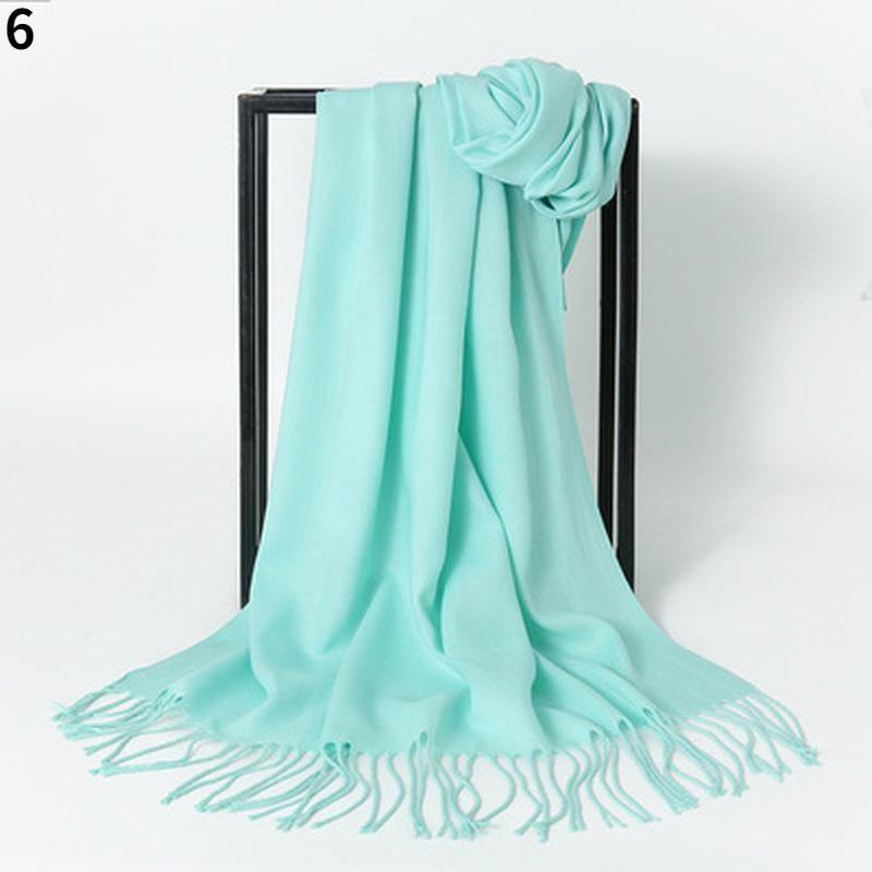 2021 Women Cashmere Scarves with Tassel Lady Winter Autumn Long Scarf High Quality Keep Warm Female Shawl Thicker Men Scarf