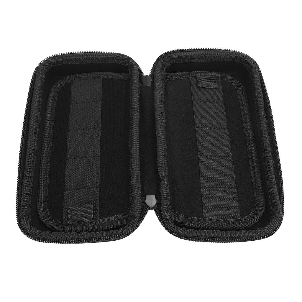 Чехол для USB-флешек Черный 20 слотов EVA Пылезащитный Устойчивый к царапинам Двойная молния Портативный USB