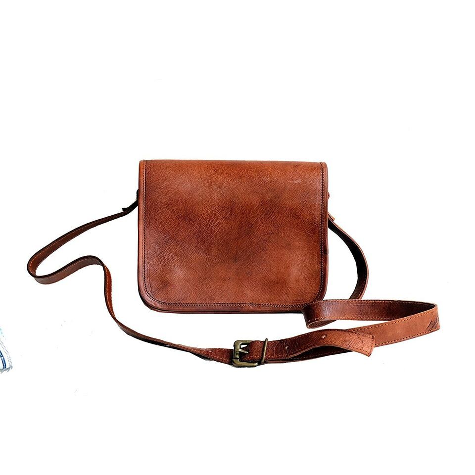 9-дюймовая сумка через плечо для мини-ноутбука Business Goat Perfect Leather Vintage