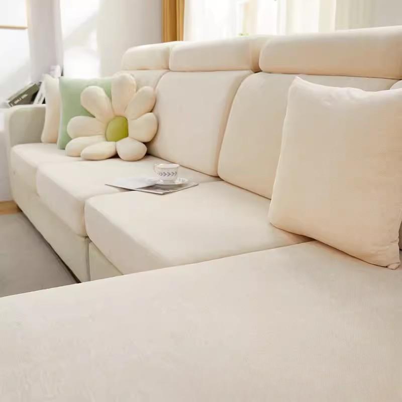 Чехол для дивана с защитой от кошачьих царапин, новый зимний утолщенный чехол из синели, универсальный нескользящий чехол для подушки без измерений