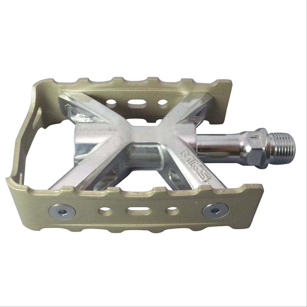 Велосипедные педали Mikashima ESPRIT, цвет титан (МКС)