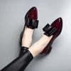 Pointed Toe Women Flats Shoes Bow Women Shoes Patent Leather Casual Single Summer Ballerina Women Shallow Mouth Shoes