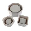Flower Pot Silicone Mold Diy Large Concrete Cement Pot Mold Square Epoxy Resin Molds Holder  Epoxy Clay Mould