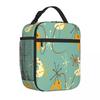 Bestselling Vintage Retro 1950s Atomic Starburst Boomerangs 3D Stereo Meal Prep Bag Cycling Trip Picnic Lunch Bag