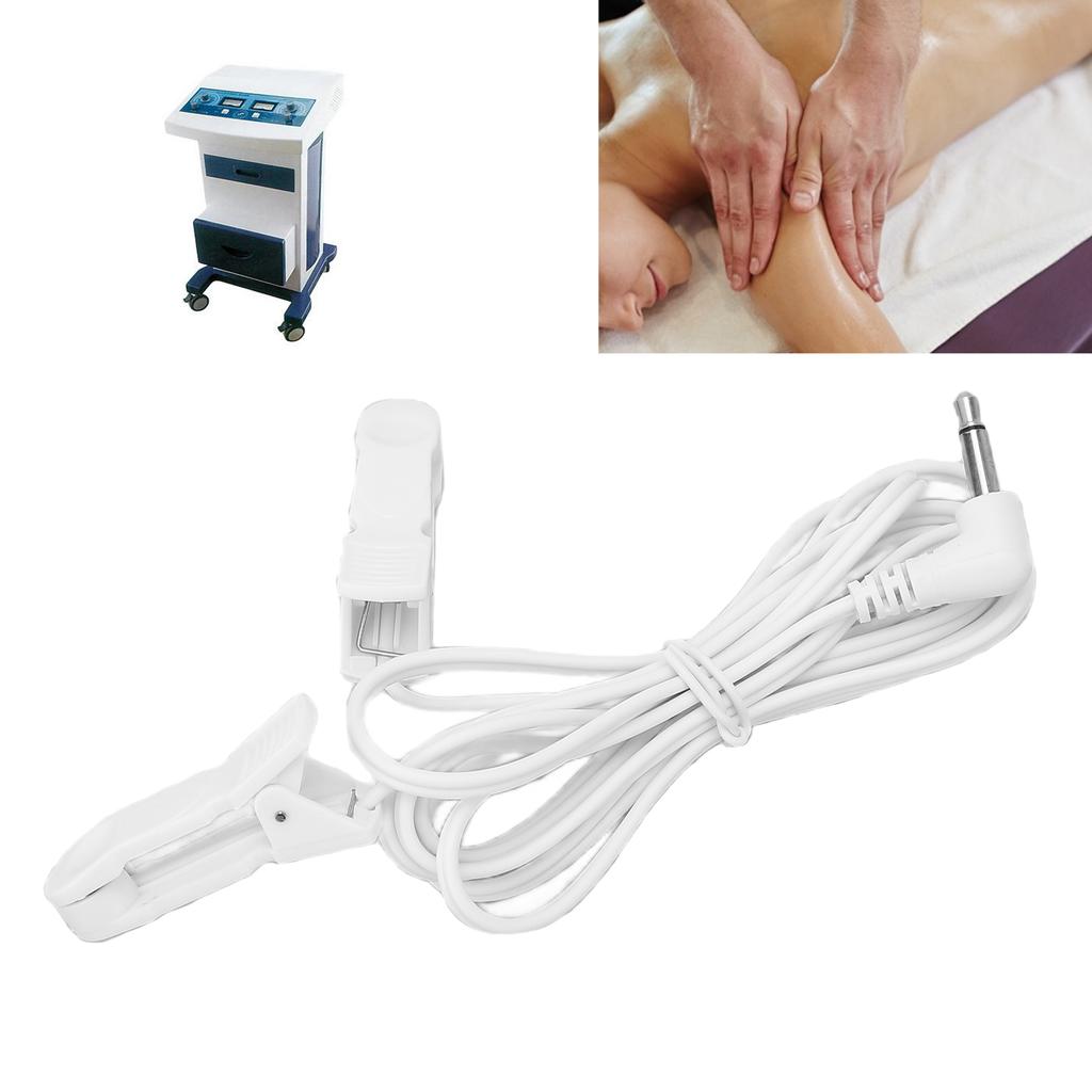 Тенс Клипса на ухо 3,5 мм Провод ТЕНС Кабель Электрод Подводящий кабель Клипса на ухо для ТЕНС Аппарата Физиотерапевтический аппарат