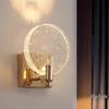 Роскошная настенная лампа-шар из хрусталя для спальни, коридора или гостиной