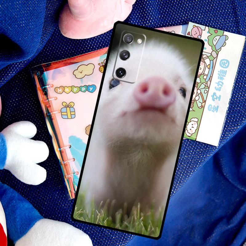 Забавный Милый Прекрасный Чехол-Свинка Для Samsung Galaxy S26 Ultra S25 S24 S23 S22 S21 S10 Plus S20 FE S25 Ultra Чехол Funda