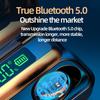 F9-5C True Wireless Stereo LED Digital Display Bluetooth-compatible 5.0 Wireless Earphones Sports Earbuds