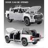 Großes 1/24 Toyota Tundra SUV Modellauto Diecast Miniatur Metallauto Geländewagen Sammlung Sound Licht Kinderspielzeug für Kinder