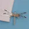 Fashion Fancy Bridal Hair Clip Baroque Women Jewelry Dragonfly Hairpins Gold Wedding Headdress