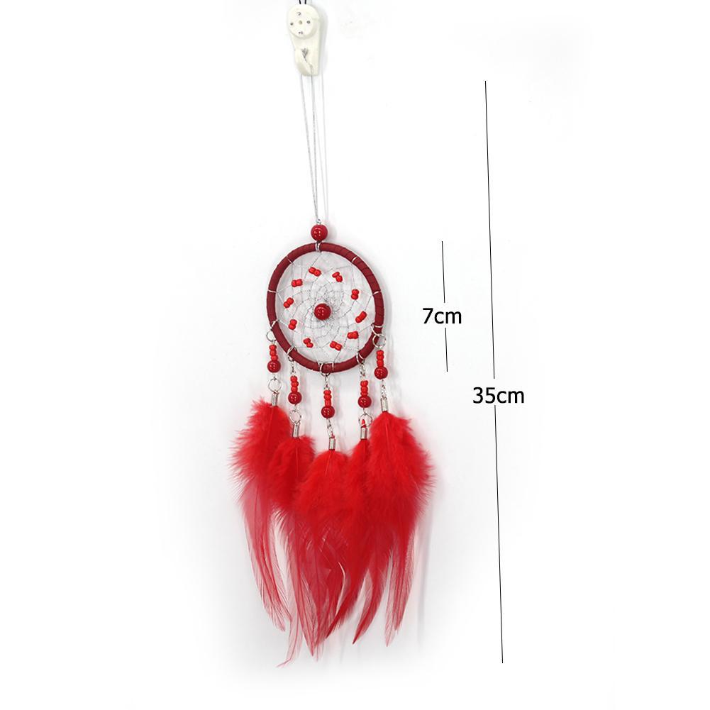 32 Types Dream Catcher Car Mini Pure White Feather Wind Chimes Wall Hanging Decor Handmade Catcher Feather Pendant Decoration
