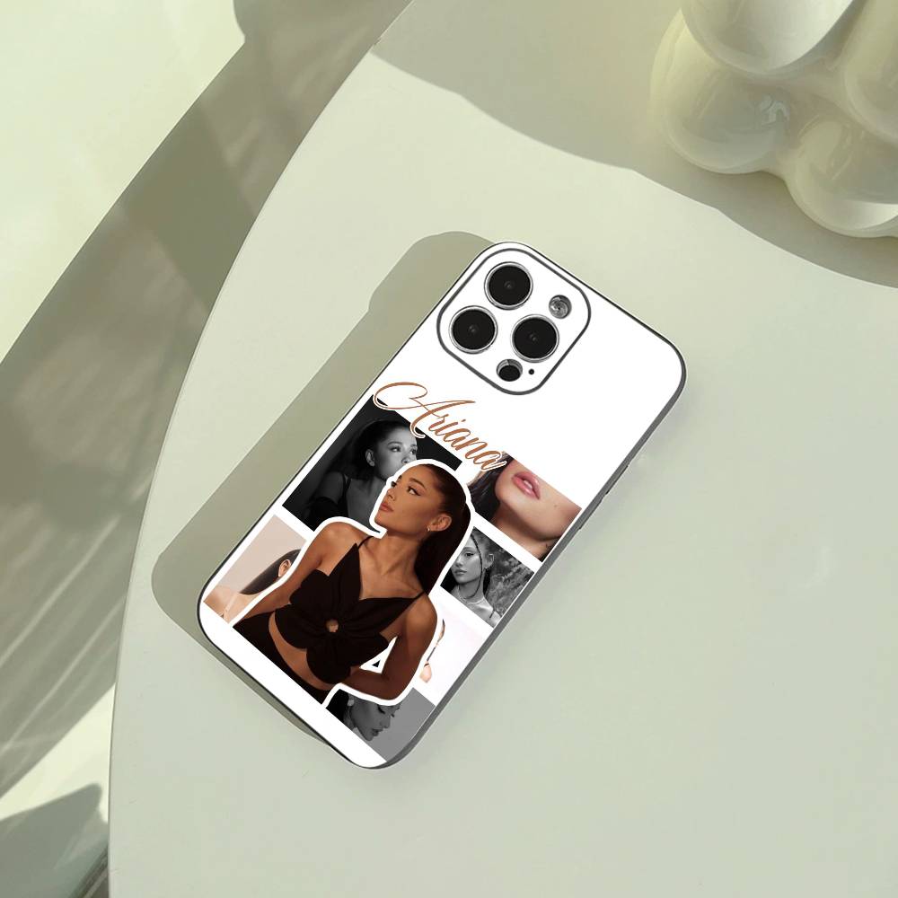 Чехол для телефона Addison Rae для iPhone 17, 16, 15, 14, 13, 12, 11 Pro Max, Легкий и практичный Мягкий черный чехол