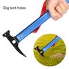 3 Colors Portable Aluminium Alloy Handle Outdoor Camping Hammer Tent Peg Stake Puller