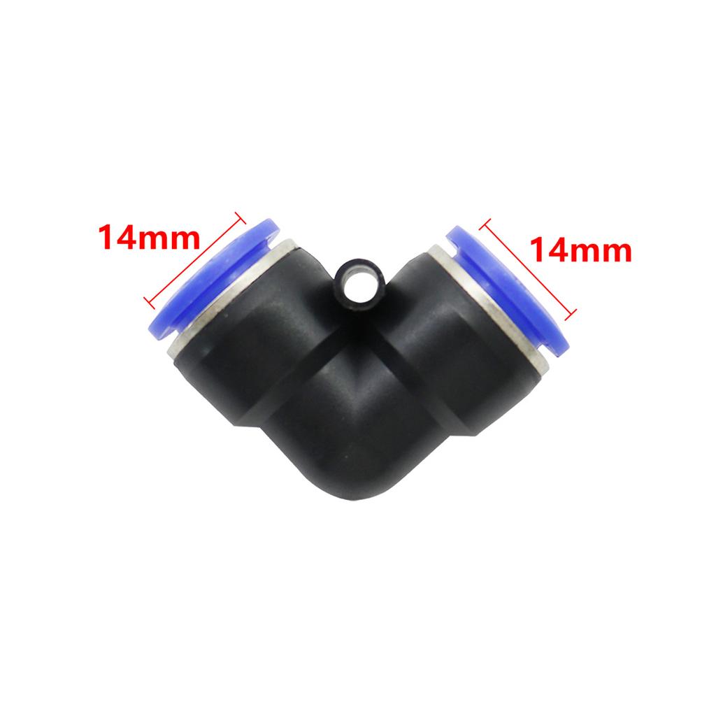 Угловой быстроразъемный соединитель с наружным диаметром 4/6/8/10/12/14/16 мм, пневматическое соединение для домашней кухни, разделитель воды