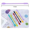 Silicone Spatula Jar Scraper Scoop Tip Long Double Headed Cosmetic Spoon