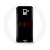 Case for Samsung Galaxy A8 2018 Elite Season 5 Red Logo Black Background