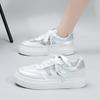 INS белые туфли, женская модная летняя новая дышащая повседневная обувь на платформе, увеличивающая рост