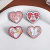 Милые эмалевые значки в виде кошачьего сердца, на заказ, розовые броши в виде кошачьей лапки, значки на лацкан, одежда, животные, ювелирные изделия, подарок для детей, друзей